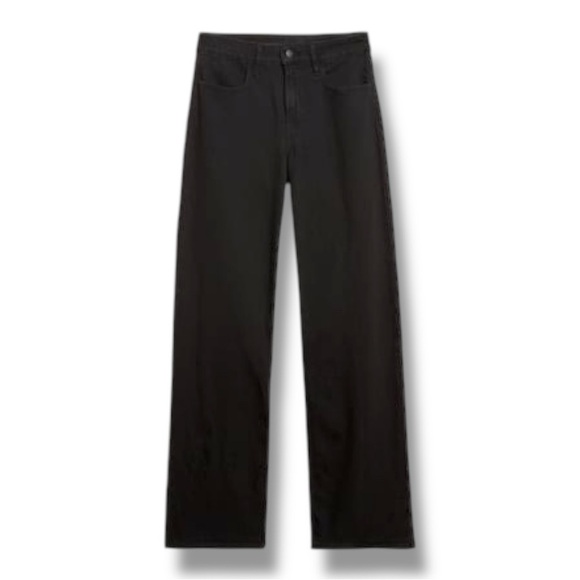 Old Navy Size 6 Black Jack High-Waisted Wow Wide-Leg Jeans New-Never Worn - Picture 1 of 5